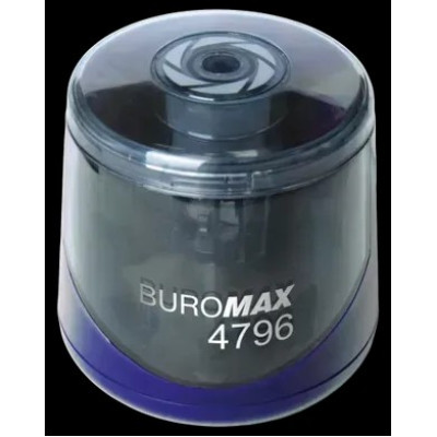 Чинка автоматична Buromax на 1 отвір синя