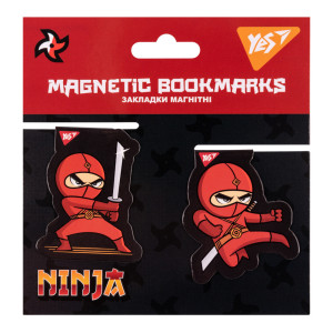 Закладки магнітні Yes Ninja 2 шт 