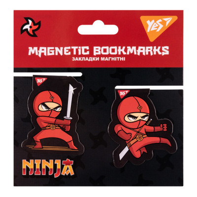Закладки магнітні Yes Ninja 2 шт 
