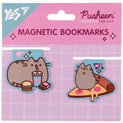 Закладки магнітні Yes Pusheen food 2 шт