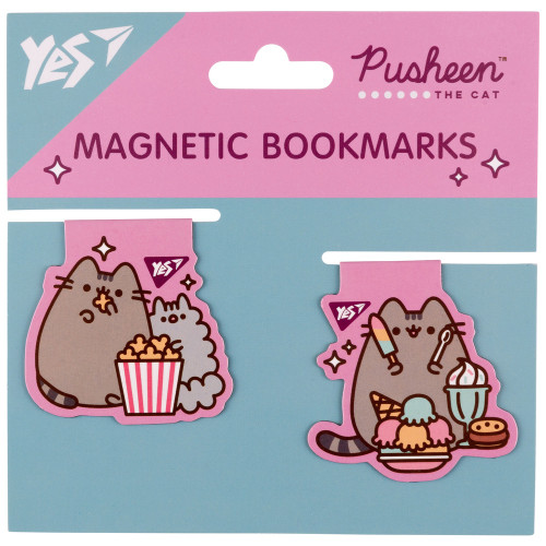 Закладки магнітні Yes Pusheen candy 2 шт