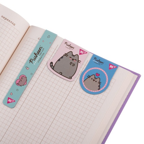 Закладки магнітні Yes Pusheen 3 шт