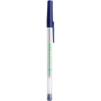 Ручка Bic Round Stic 1 мм синій, без ШК на ручці