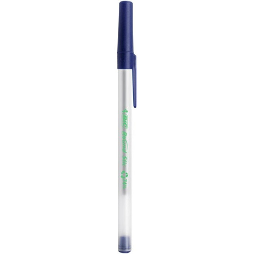 Ручка Bic Round Stic 1 мм синій, без ШК на ручці