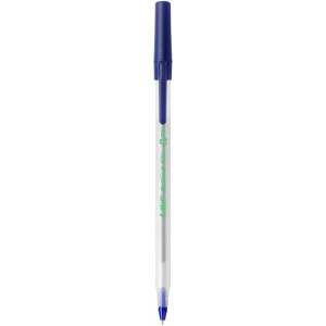 Ручка Bic Round Stic 1 мм синій, без ШК на ручці