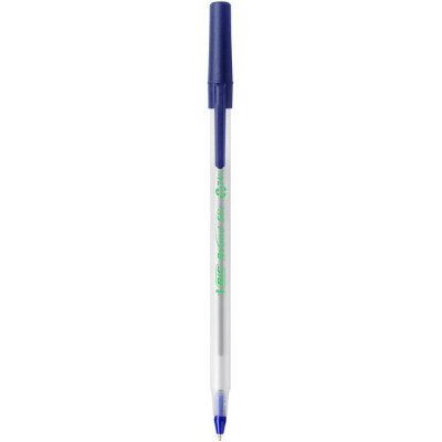 Ручка Bic Round Stic 1 мм синій, без ШК на ручці