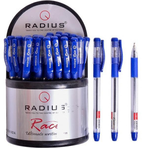 Ручка кулькова Radius Race 0.7 мм синя