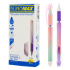 Ручка гелева пиши-стирай Buromax GLOSS 0.5мм синя
