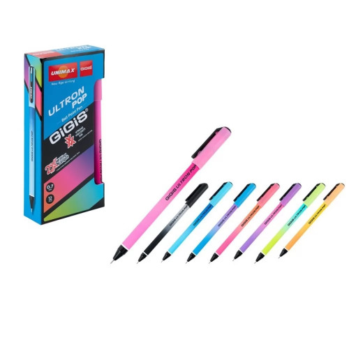 Ручка кулькова Unimax Ultron POP UX-152-02 синя