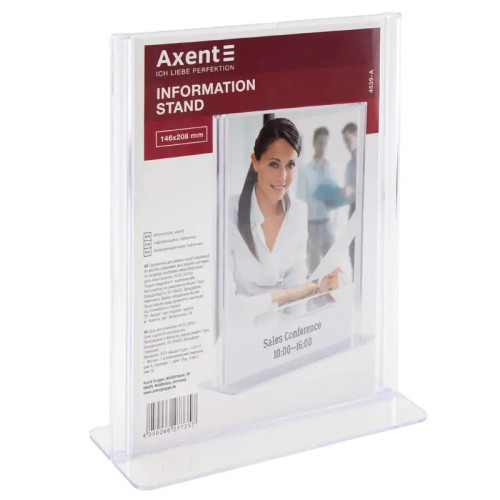 Табличка інформаційна двостороння Axent  20,8×14,6 см