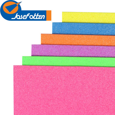 Фоаміран EVA Fluorescent Glitter A4 6 шт Josef Otten