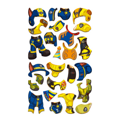 DoDo Магнітна гра-одягалка Paw Patrol «Гонщик і Кремез»