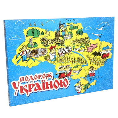 Настільна гра Strateg - Подорож Україною 