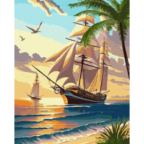 Картина за номерами Морський круїз. Море 40*50 см