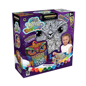 Набір креативної творчості «Розфарбуй рюкзачок. My Color Owl-Bag» COWL-01-01U, Danko Toys