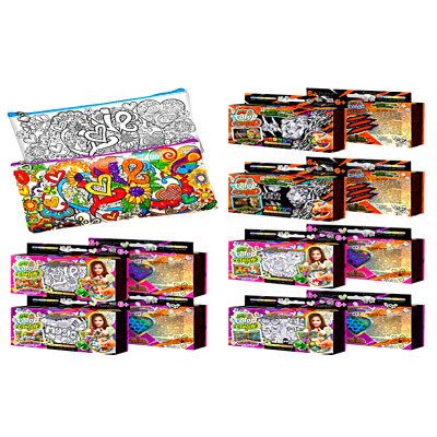 Пенал-розмальовка My Color Clutch CCL-01 – набір для творчості з фарбами