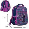 Рюкзак шкільний каркасний YES H-100 Fantastic Kitty  з ортопедичною спинкою