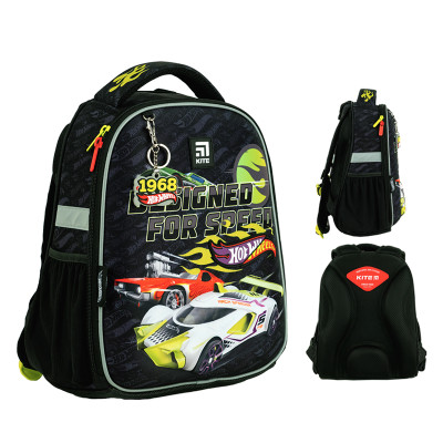 Рюкзак шкільний каркасний Kite Education Hot Wheels S