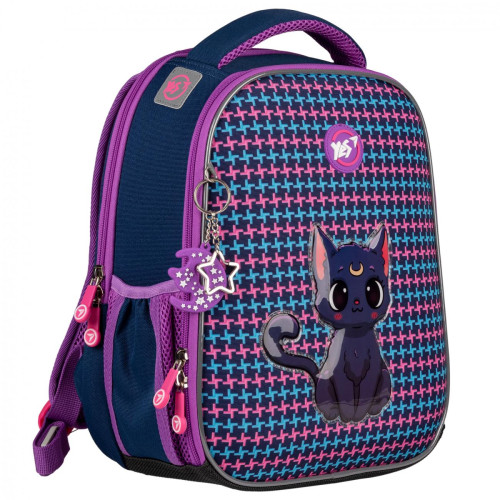 Рюкзак шкільний каркасний YES H-100 Fantastic Kitty  з ортопедичною спинкою